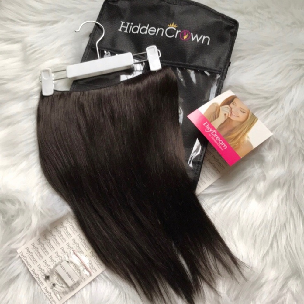 Hidden Crown Halo Extensions! 14” Color 1B